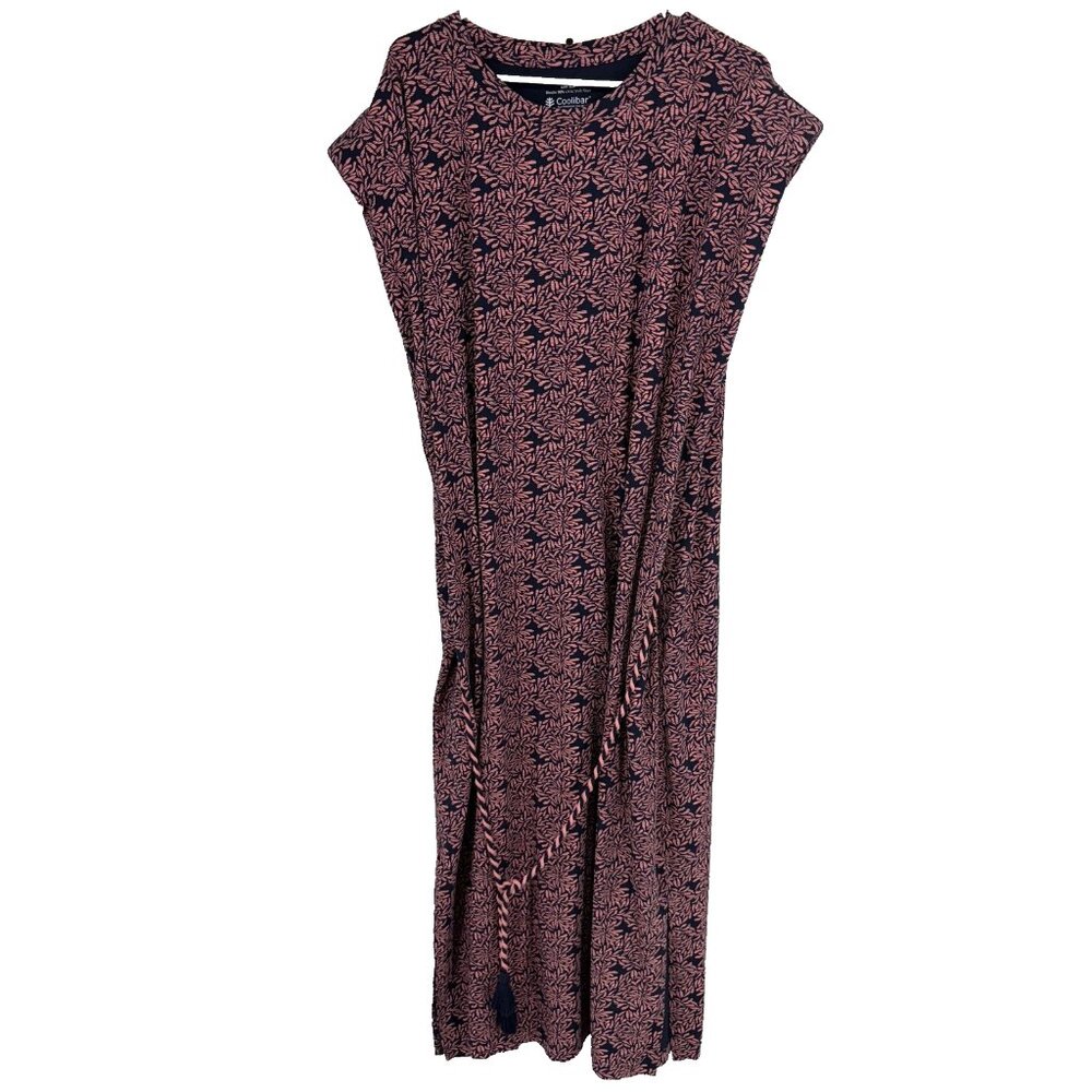 Elegant Pink Patterned Dress